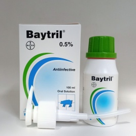 BY BAYTRIL 0.5%