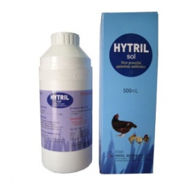 Đặc trị bệnh đường hô hấp ghép với E.coli, thương hàn. - HYTRIL sol