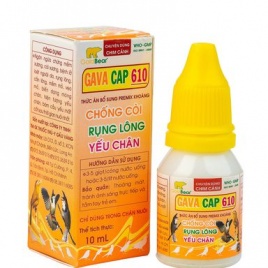 GAVA CAP 610 (10ML/LỌ) Chim Cảnh