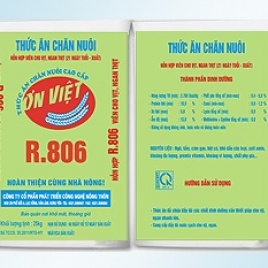 Hỗn hợp viên cho ngan, vịt từ 21 ngày tuổi - xuất. R806