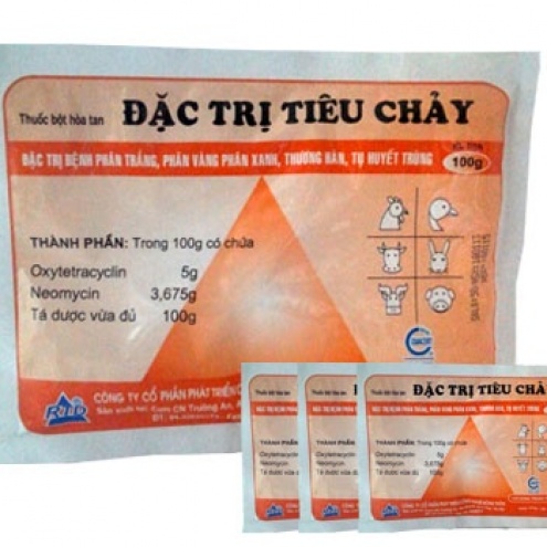 Đặc trị bệnh phân trắng, phân vàng phân xanh, thương hàn, tụ huyết trùng - Đặc trị tiêu chảy