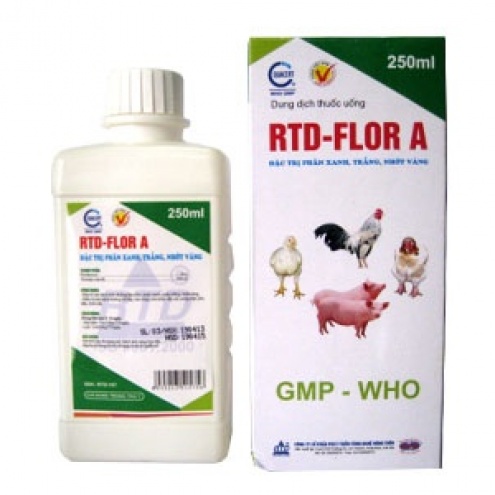 Đặc trị phân xanh, trắng, nhớt vàng - RTD-FLOR A