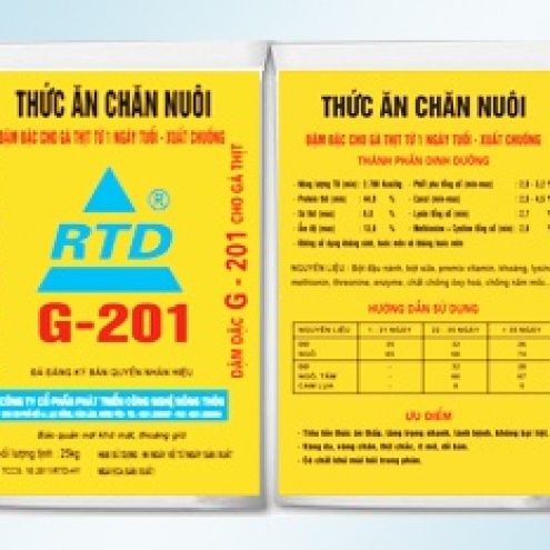 Đậm đặc cho gà từ 1 tuổi đến xuất chuồng G201