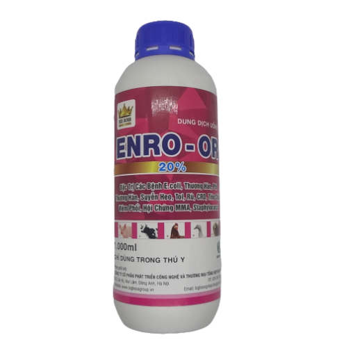 ENRO – OR Đặc trị tiêu chảy, phân trắng, phân xanh.