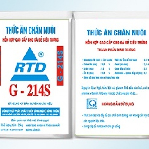 Hỗn hợp siêu đậm đặc cho gà đẻ siêu trứng G214S