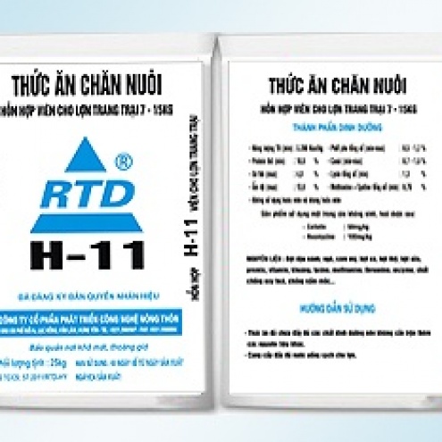 Hỗn hợp viên cho Lợn trang trại từ 7 - 15 kg H-11