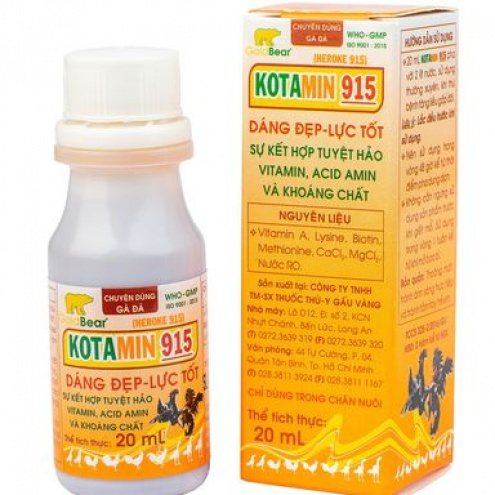 KOTAMIN 915 (20ML/LỌ)