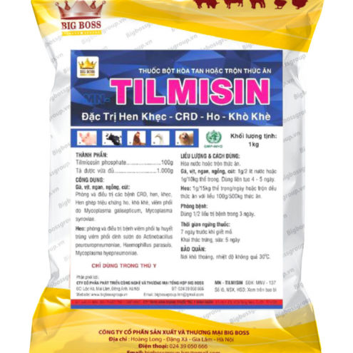 TIMISIN 10% Đặc trị hen khẹc- CRD – Ho – Khò khè